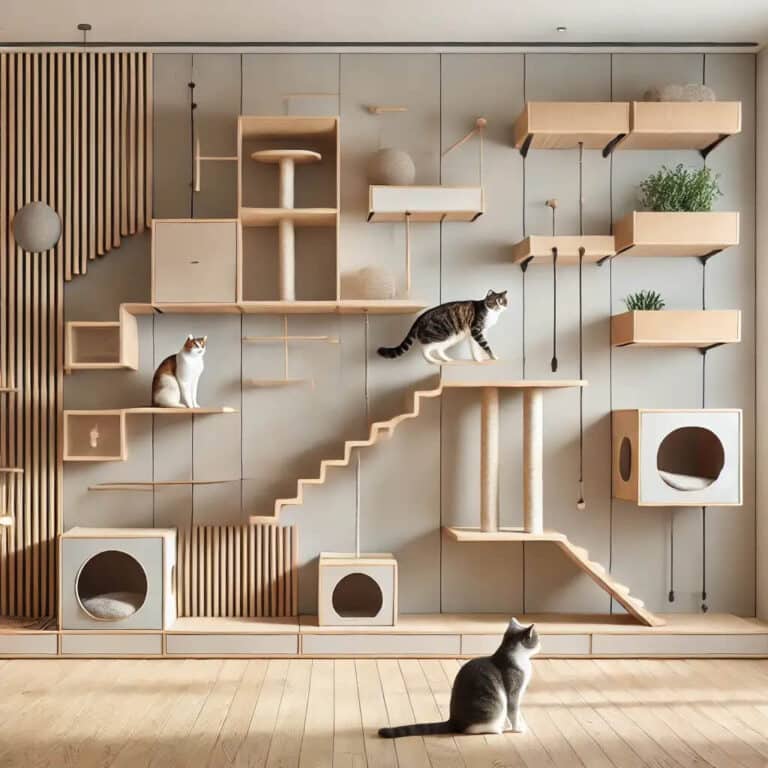 Minimalistischer Catwalk mit schlichten Brettern