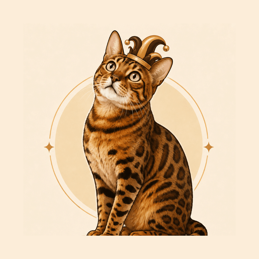 Simba, der Clown – Maskottchen von Kleinstadttiger
